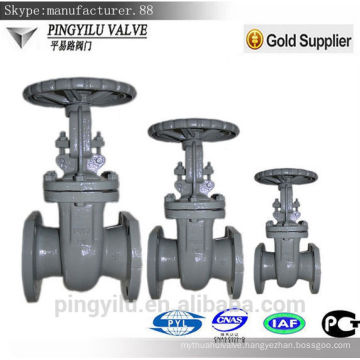 Zero leakage cast steel stem gate valve china manufacturer